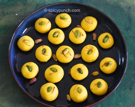 Kesar Peda Recipe With Milk And Milk Powder Spicy Punch