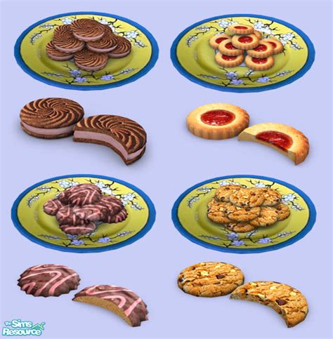 The Sims Resource Assorted Cookies Collection 1