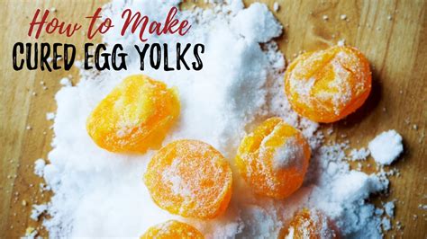 Cured Egg Yolk Recipe How To Make Cured Egg Yolks Youtube