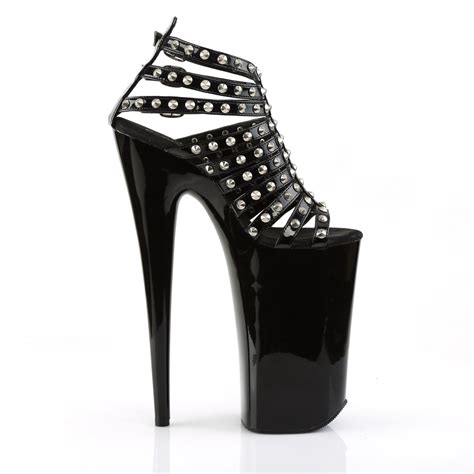 Beyond 093 Sexy 10 Heel Black Stripper Platforms High Heels Pole Dancing Shoes Kls Supplies Ltd
