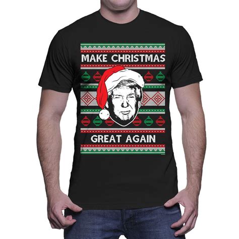 Make Christmas Great Again Trump President Holiday Ugly Sweater Mens T