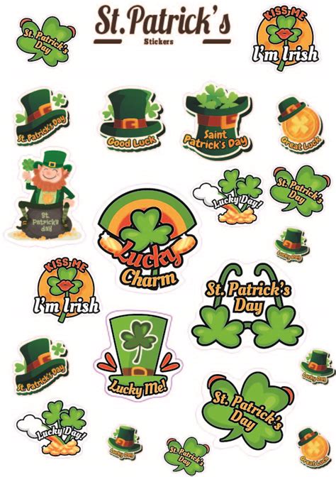 St Patricks Day Stickers Shop In Ireland Gifts For All Occasions