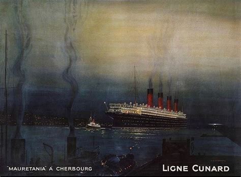 Ocean Liners On Instagram The Rms Mauretania In Cherbourg France