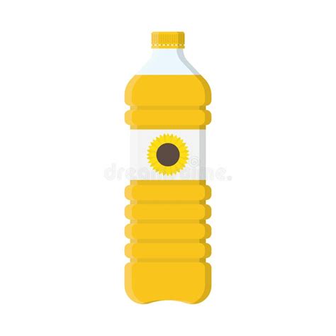 Bottle Of Vegetable Oil Stock Vector Illustration Of Bottle 123470538