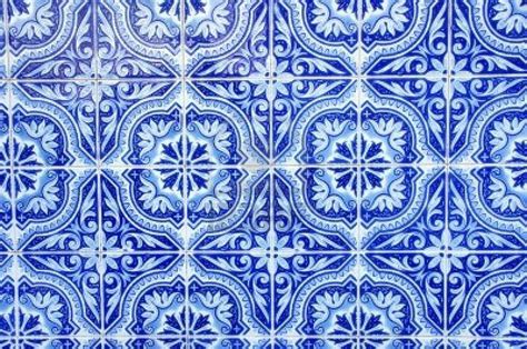 Portuguese Blue Tiles Close Up Blue Tiles Portuguese Tiles