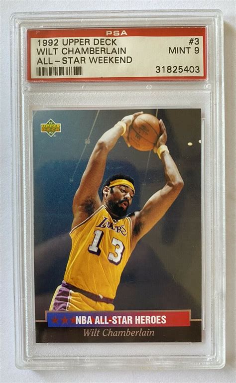 More info on basketball cards: Auction Prices Realized Basketball Cards 1992 Upper Deck All-Star Weekend Wilt Chamberlain