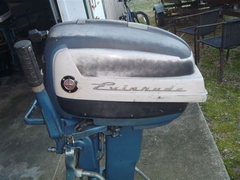 1957 Evinrude Fastwin 18 Hp Lo Hour 15020 Short Shaft Classic Outboard