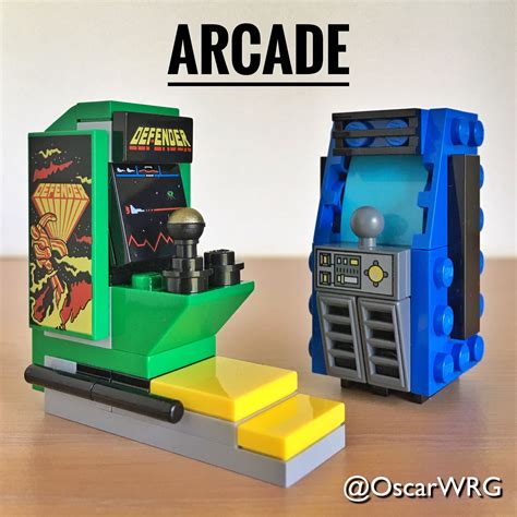 Lego Arcademachine Arcadegame Arcade Defender Lego Robot Lego