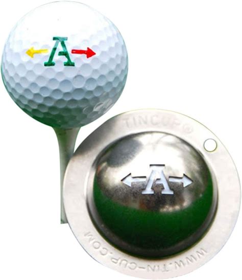 Review Tin Cup Golf Ball Custom Marker Alignment Tool Stainless Steel