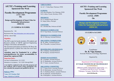 Civil Engineering AICTEs Training And Learning Sponsored One Week