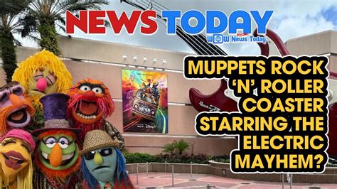 Muppets Rock N Roller Coaster Starring The Electric Mayhem Coming To