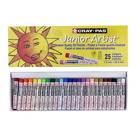 Sakura Cray Pas Junior Artist Oil Pastel 25 Color Set Risd Store