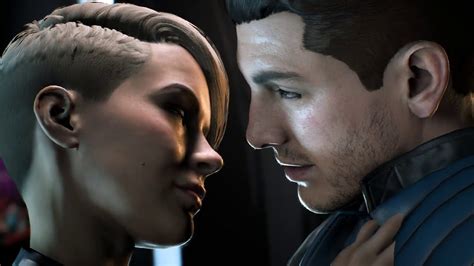 Mass Effect Andromeda Cora Romance Scene Youtube