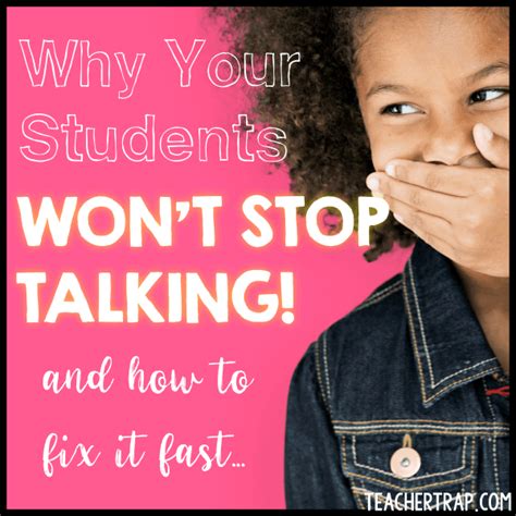 Chatter And Blurts Be Gone Classroom Behavior Management Teaching