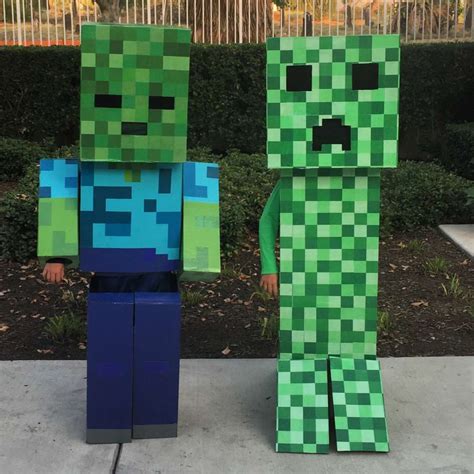 Minecraft Zombie And Creeper Costumes Costume Yeti