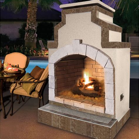 There are freestanding models that. CalFlame Propane Gas Outdoor Fireplace & Reviews | Wayfair