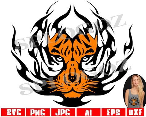Tigers Svg Tiger Mascot Cut File Tiger Svg Cricut Etsy