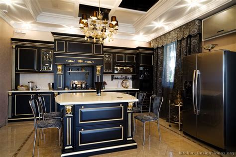 Pictures of Kitchens - Traditional - Black Kitchen Cabinets