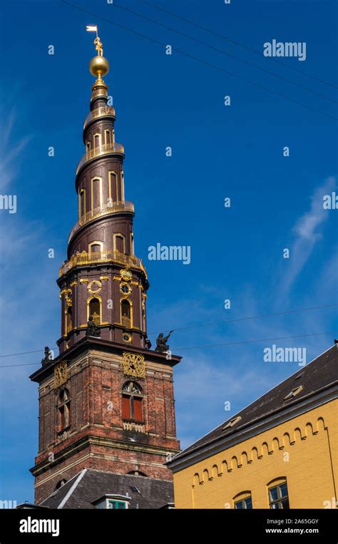 Church Of Our Saviour Vor Frelsers Kirke In Copenhagen Denmark Stock