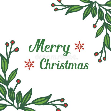 It's important to choose a font that matches both the subject and tone of your message. Border Banner Of Merry Christmas, With Feature Red Flower Frame. Vector Stock Vector ...