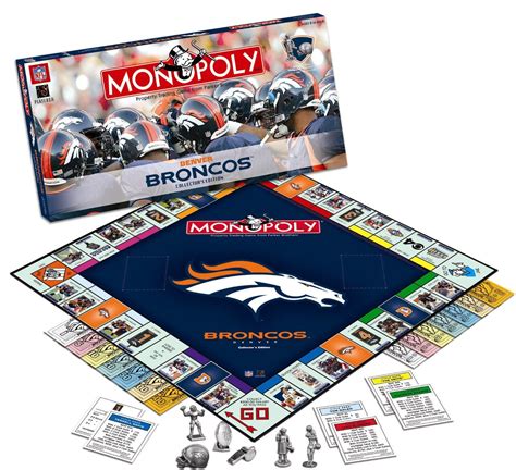 Denver Broncos Monopoly #Broncos | Broncos, Denver broncos, Denver