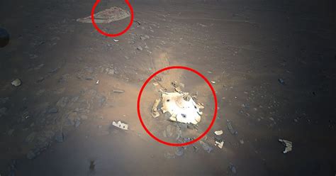 Mars Helicopter Flies Over Nasa Wreckage