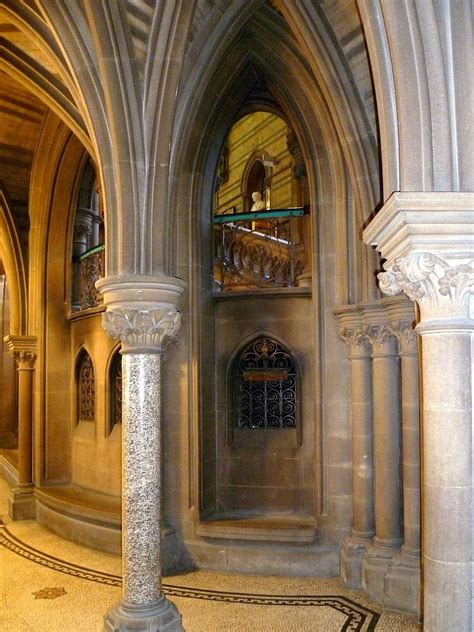 Interior Of Manchester Town Hall By Alfred Waterhouse A Gallery