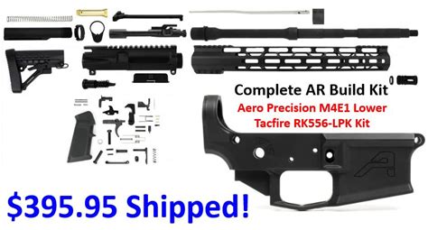 Aero Precision M4e1 Tacfire Rk556 Lpk Complete Ar15 Build Kit 381