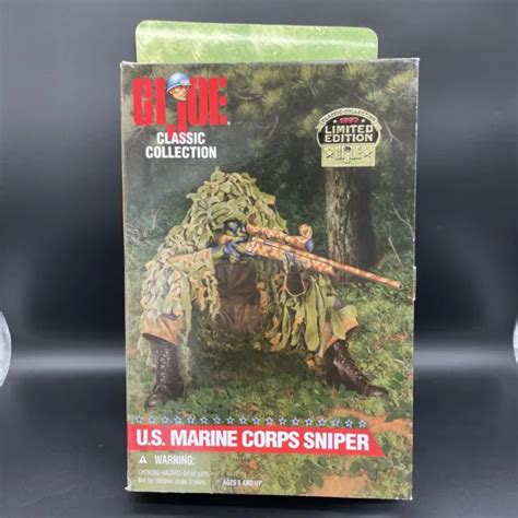 Gi Joe Us Marine Corps Sniper Classic Collection 1997 Limited Edition