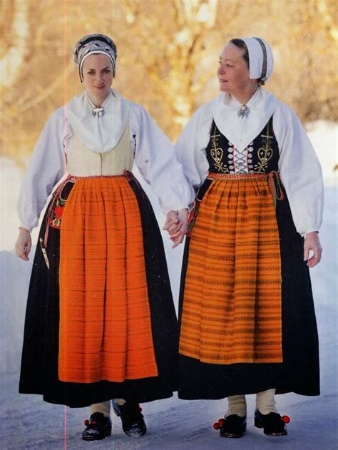 leksand dalarna sweden sometimes in colder weather bodices made from leather are worn these