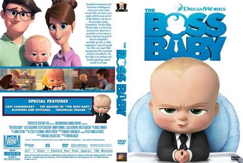 The Boss Baby 2017 Dvd Custom Cover Dvd Cover Design Cover Design