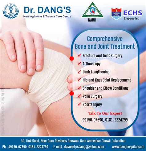 Advertorial Picture Gallery Dang Hospital Joint Replacement In Jalandhar Knee Replacement In