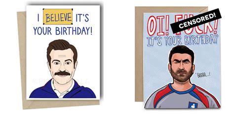 These Ted Lasso Birthday Cards On Etsy Reference The Believe Sign