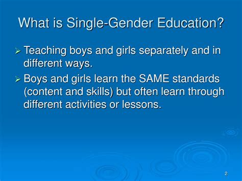 Ppt What Is Single Gender Education Powerpoint Presentation Free Download Id 1731696