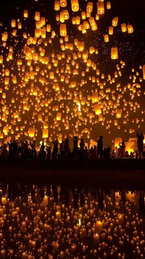 1242x2208 Great Lanterns In The Sky Nature Wallpaper Aesthetic Iphone
