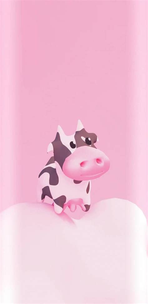 Pink Cow Wallpapers Wallpaper Cave