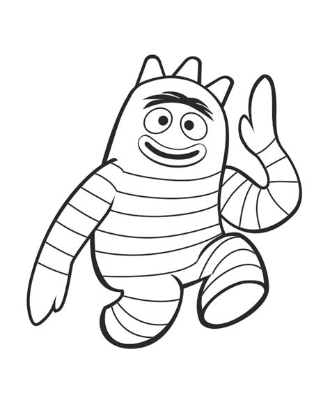 #Brobee coloring sheet! #freeprintable #yogabbagabba | Monster coloring pages, Coloring pages ...