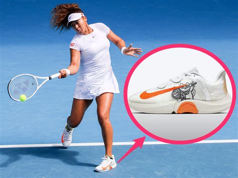 Naomi Osaka Wore Gold Accented Japan Inspired Sneakers In First Match