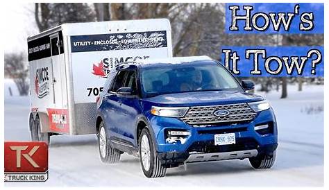 Winter Towing Test! 2021 Ford Explorer Hybrid In-Depth Review - YouTube