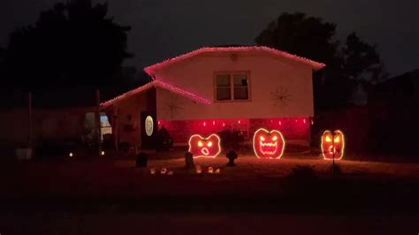 Halloween Light Show Preview Youtube