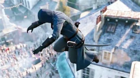 Assassins Creed Unity Reale Parkour Kunst Im Comic Con Trailer Youtube