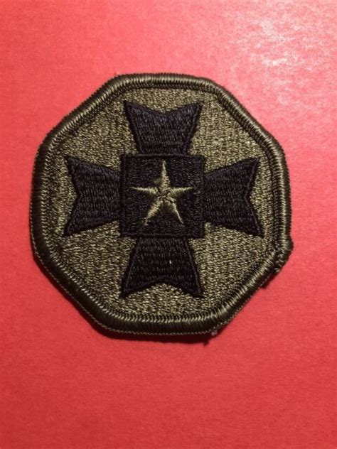 Military Us Army Medical Command Europe Patch Subdued 269 Ebay
