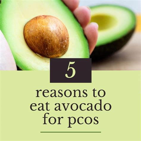5 Important Reasons To Eat Avocado For Pcos Nutrition Con Sabor
