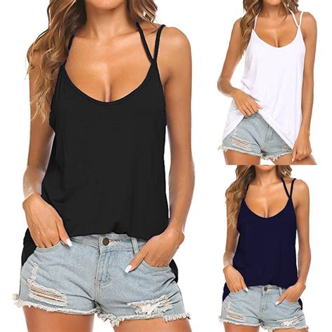 Hot Sale New Fashion Women Summer Beach Vest Top Sleeveless Blouse Casual Tank Loose Tops T