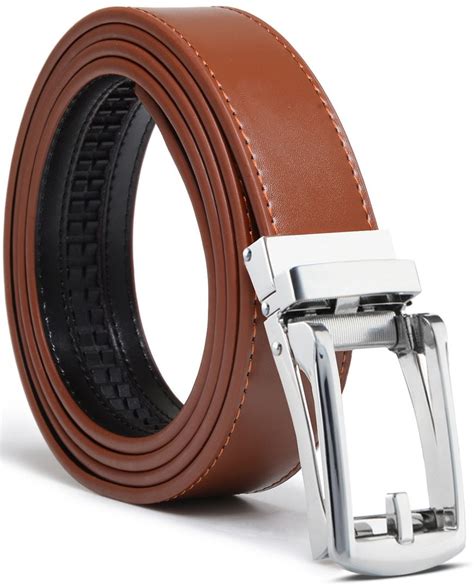 Mens Ratchet Belt Genuine Leather Mens Belt With Slide Ratchet Belts