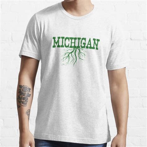 Michigan Roots T Shirt For Sale By Surgedesigns Redbubble America