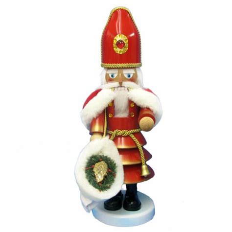 Steinbach German Wooden Nutcracker Christmas Tree St Nicholas 18 Tall