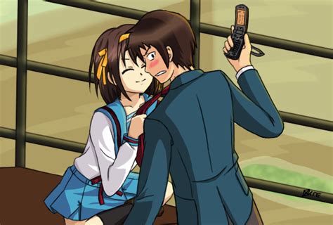 Haruhi Suzumiya Kyon Kiss