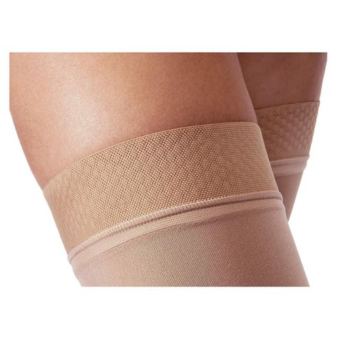 Jobst Relief Thigh High Open Toe Silicone Compression Stockings