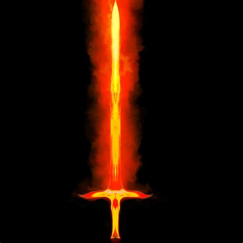 Flame Wrought Sword By Lasttofollowwar On Deviantart